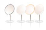 Oglinda cosmetica ETA Fenite 1353 90000, diametru 178 mm, 3 culori de iluminare, inclinare 0-90°, baterie reincarcabila 2000mAh - imagine 4