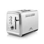 Prajitor de paine ETA Carter 4166 90000, 850 W, 2 felii, 7 niveluri de rumenire, otel inoxidabil