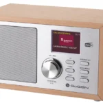 Radio GoGEN DAB 620 BTCS, 5W, DAB+/FM, Bluetooth, LCD color, ceas cu alarma, argintiu/maro