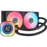 Cooler Procesor CORSAIR iCUE LINK TITAN 240 RX LCD NEGRU - imagine 2
