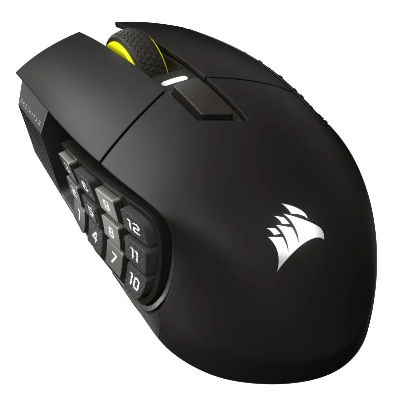 2d671c06a1ee1bde9abdf5a832f82ce5.jpg Mouse Gaming CORSAIR SCIMITAR ELITE WIRELESS SE, Gun metal, 33000 - imagine 1