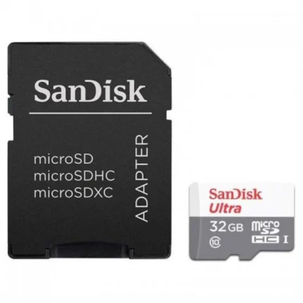 Card de Memorie MicroSDHC SanDisk, 32GB, Adaptor SD, Class 10