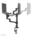 Suport dublu laptop de birou Neomounts DS20-425BL2; pentru display-uri cu - imagine 9