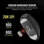 Mouse Gaming Corsair KATAR ELITE WIRELESS negru - imagine 8