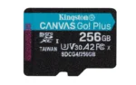 Card de Memorie MicroSDXC Kingston,256GB,Canvas GO Plus,Fara Adaptor - imagine 2