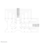 Adaptor VESA Neomounts by Newstar  FPMA-VESA400, 400x200mm, suporta pana - imagine 4