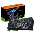 Placa Video GIGABYTE AORUS GEFORCE RTX 5070 TI MASTER 16GB - imagine 2