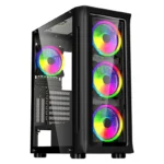 Carcasa Spacer SHIELD Mid Tower NEGRU - imagine 12