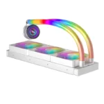 Cooler Procesor 1STPLAYER MOTHRA MT360 INFINITE SPACE ARGB ALB - imagine 6