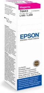 Cartus cerneala Epson T6643, magenta, capacitate 70ml, pentru echipamente CISS - imagine 2