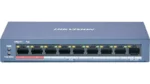 Switch Hikvision DS-3E0109P-E/M(B), 8-port, PoE - imagine 3
