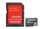 Card de Memorie MicroSDHC SanDisk 32GB, Adaptor SD, Class 4 - imagine 2
