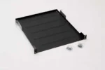 Raft fix perforat Triton 19" 1U/250 capacitate incarcare 40kg, gri - imagine 2