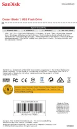 Memorie USB Flash Drive SanDisk Cruzer Blade, 128GB, USB 2.0 - imagine 11