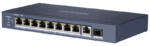 Switch Hikvision DS-3E0510HP-E, 8-port, PoE - imagine 2