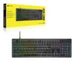 Tastatura Gaming Corsair K55 CORE Backlit Zoned RGB LED, Rubberdome - imagine 10