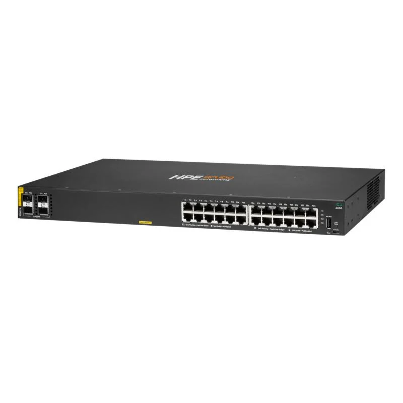 cc626ad665aab4bd7b4bb540ea9728f3.jpg HPE Aruba Networking CX 6000 24G Class4 PoE 4SFP 370W - imagine 1