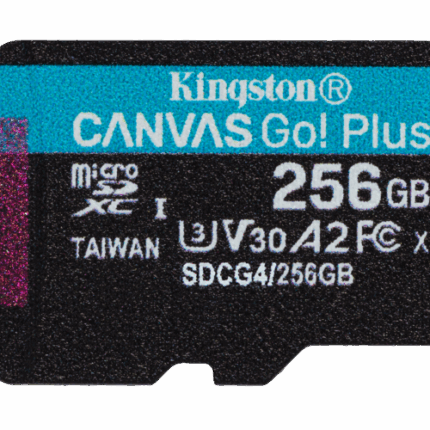 Card de Memorie MicroSDXC Kingston,256GB,Canvas GO Plus,Fara Adaptor