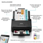 Scanner Epson WorkForce ES-500WII, dimensiune A4, tip sheetfed, Duplex, viteza - imagine 6