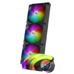 Cooler Procesor 1STPLAYER MOTHRA MT360 INFINITE SPACE ARGB NEGRU - imagine 6