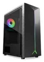 CARCASA NJOY PC ANIL Mid Tower NEGRU - imagine 4