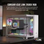 Carcasa CORSAIR iCUE LINK 2500X Micro ATX Dual Chamber ALB - imagine 11