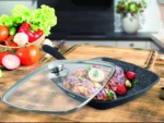 TIGAIE GRILL ALUMINIU + CAPAC 28 x 4.5 CM ,