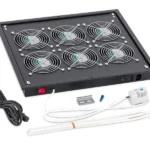 Panou ventilatie Triton pentru rack de podea 19", 6 ventilatoare