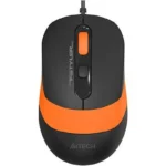Mouse A4tech cu fir, interfata USB, rezolutie 1600 DPI, dimensiuni