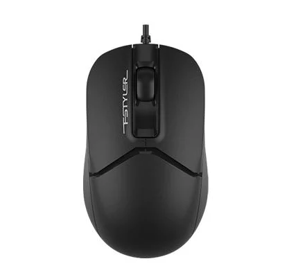 Mouse A4tech FM12 Black, cu fir, negru