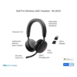 DELL PRO WIRELESS ANC HEADSET WL5024, Tech Specs: Audio (output/speaker): - imagine 7