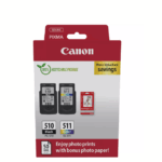 Canon pachet cartuse cearneala PG-510/CL-511 Photo value pack, capacitate negru:
