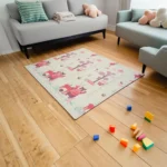 Covor de joaca pentru copii U-Grow, din spuma, pliabil, 2