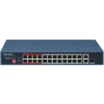 Switch Hikvision DS-3E0326P-E/M(C); 24 Port Fast Ethernet Unmanaged POE Switch