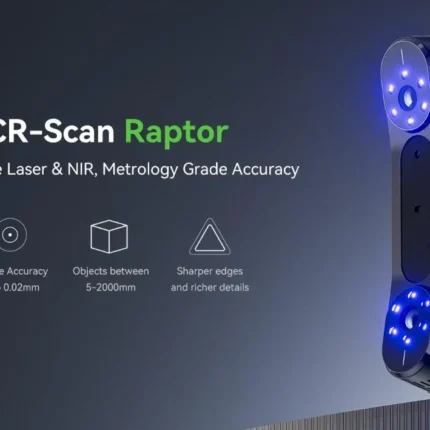 CREALITY 3D SCANNER CR-SCAN RAPTOR, mod scanare: Blue Light(Blue 7-line