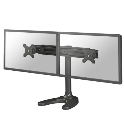 Suport dublu monitor de birou Neomounts FPMA-D700DD; pentru display-uri cu