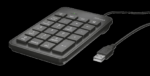 Trust Xalas USB Numeric Keypad, neagra - imagine 2
