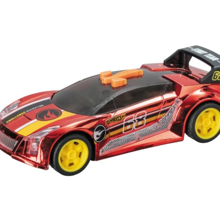 MASINA CU LUMINI SI SUNETE, QUICK N'SIK ROSU, HOT WHEELS