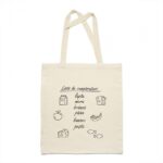Sacosa Heinner cumparaturi bumbac cu print - imagine 4