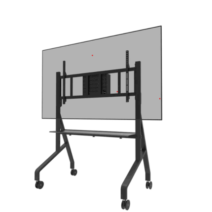 Stand podea mobil/fix Neomounts FL50-575BL1; pentru display-uri cu diagonale 65"-110",