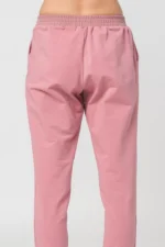 PANTALON DAMA COTON PINK-L - imagine 6