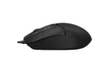 Mouse A4tech FM12 Black, cu fir, negru - imagine 2