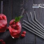 SET 6 PAIE DIN STICLA+PERIE PENTRU CURATARE, ART OF DINING