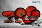 SET 4X FARFURIE INTINSA CERAMICA 28 CM, VULCANO, ART OF - imagine 4