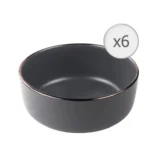 SET 6 BOLURI CEREALE, CERAMICA 16 CM, CALYPSO,  ART