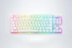 KB RAZER DEATHSTALKER V2 PRO TKL (RED SWITCH) - WHITE