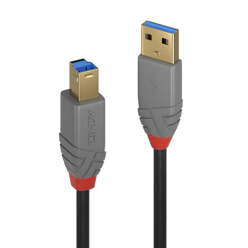 overlay_34922c66ea626356558f5163b698f884.jpg Cablu Lindy 2m USB 3.2 Type A to B, Anthra - imagine 1