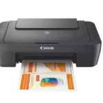 Multifunctional inkjet color Canon Pixma MG255 Grey, dimensiune A4 (Printare,