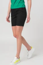 PANTALONI SCURT CASUAL FEMEI BLACK S - imagine 3