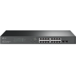 "JetStream™ 18-Port Gigabit Smart Switch with 16-Port PoE+ PORT: 16×